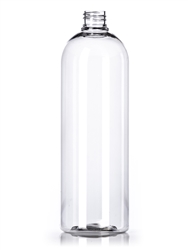 Bottle - Plastic - Cosmo Round - Clear - 28/410 - 32 Oz (Set of 72)