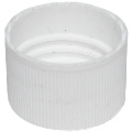 Cap - Plastic - Ribbed Full Depth - White - 28/410 (Set of 250)